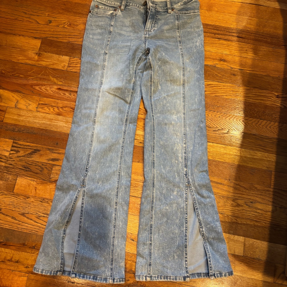 Women's Blue Flared Jeans